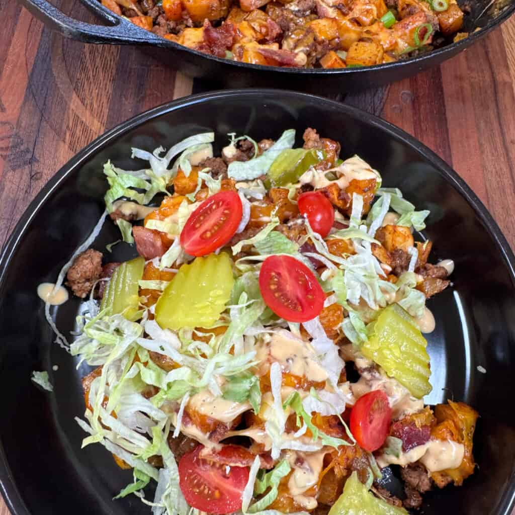 Cheeseburger Potato Skillet