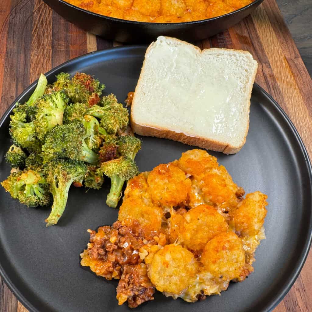 Sloppy Joe Tater Tot Casserole