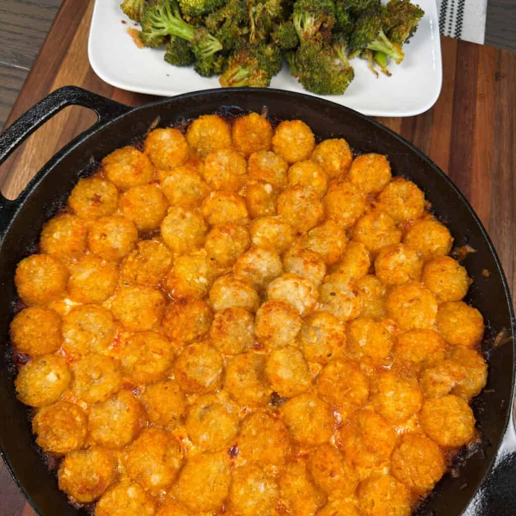 Sloppy Joe Tater Tot Casserole