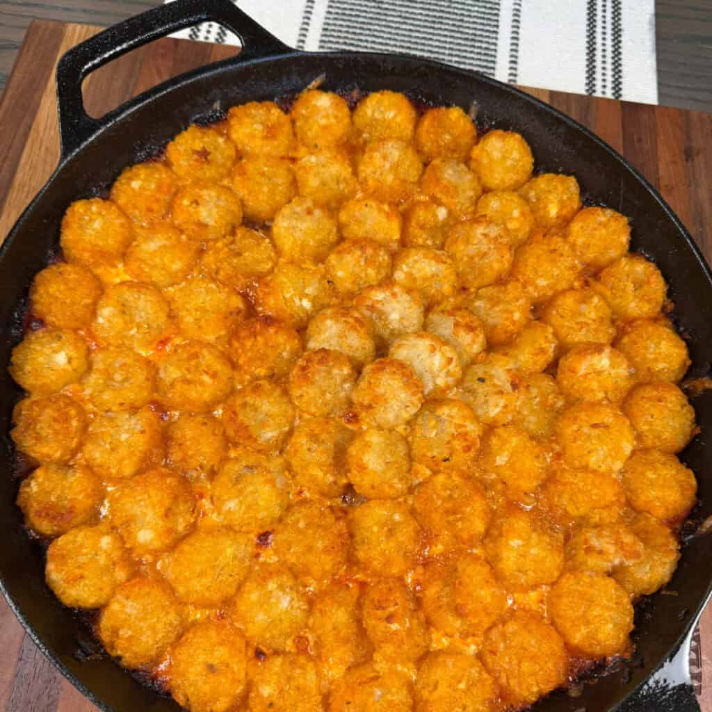 Sloppy Joe Tater Tot Casserole