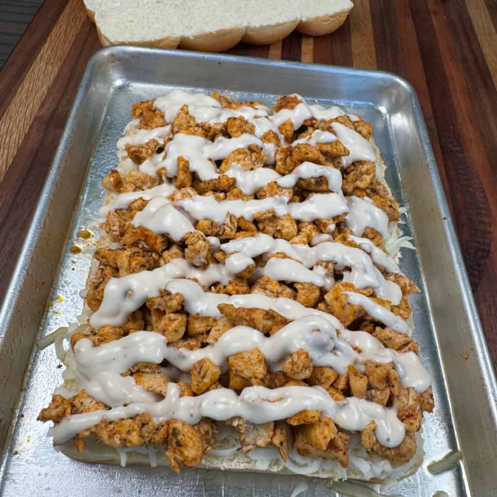 Cheesy Chicken Alfredo Sliders 