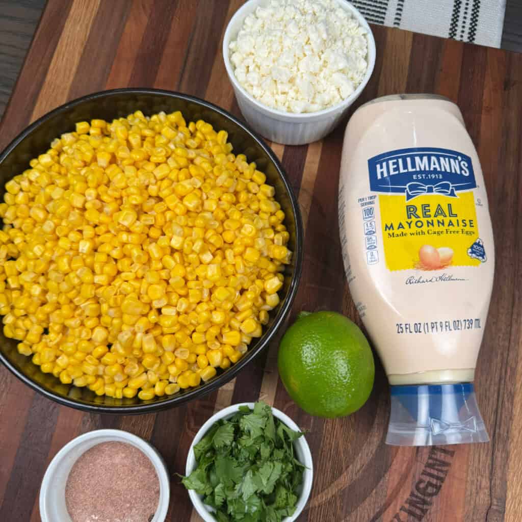 Street Corn Ingredients