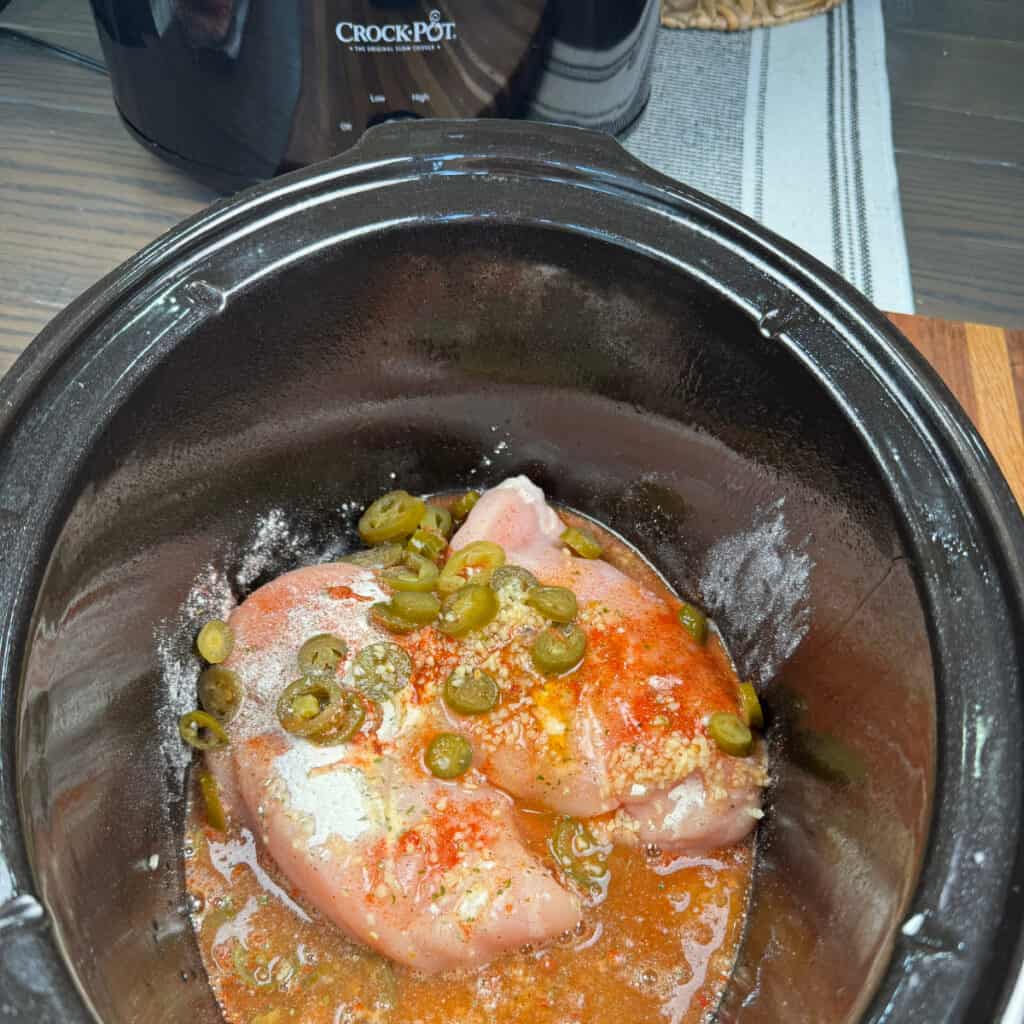 Crockpot Jalapeno Crack Chicken Sandwiches