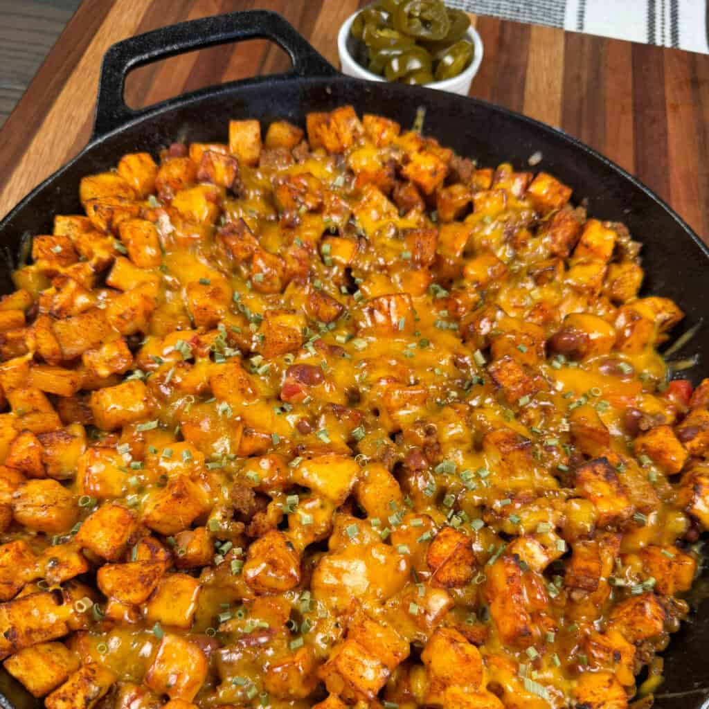 Chili Cheese Potato Skillet 