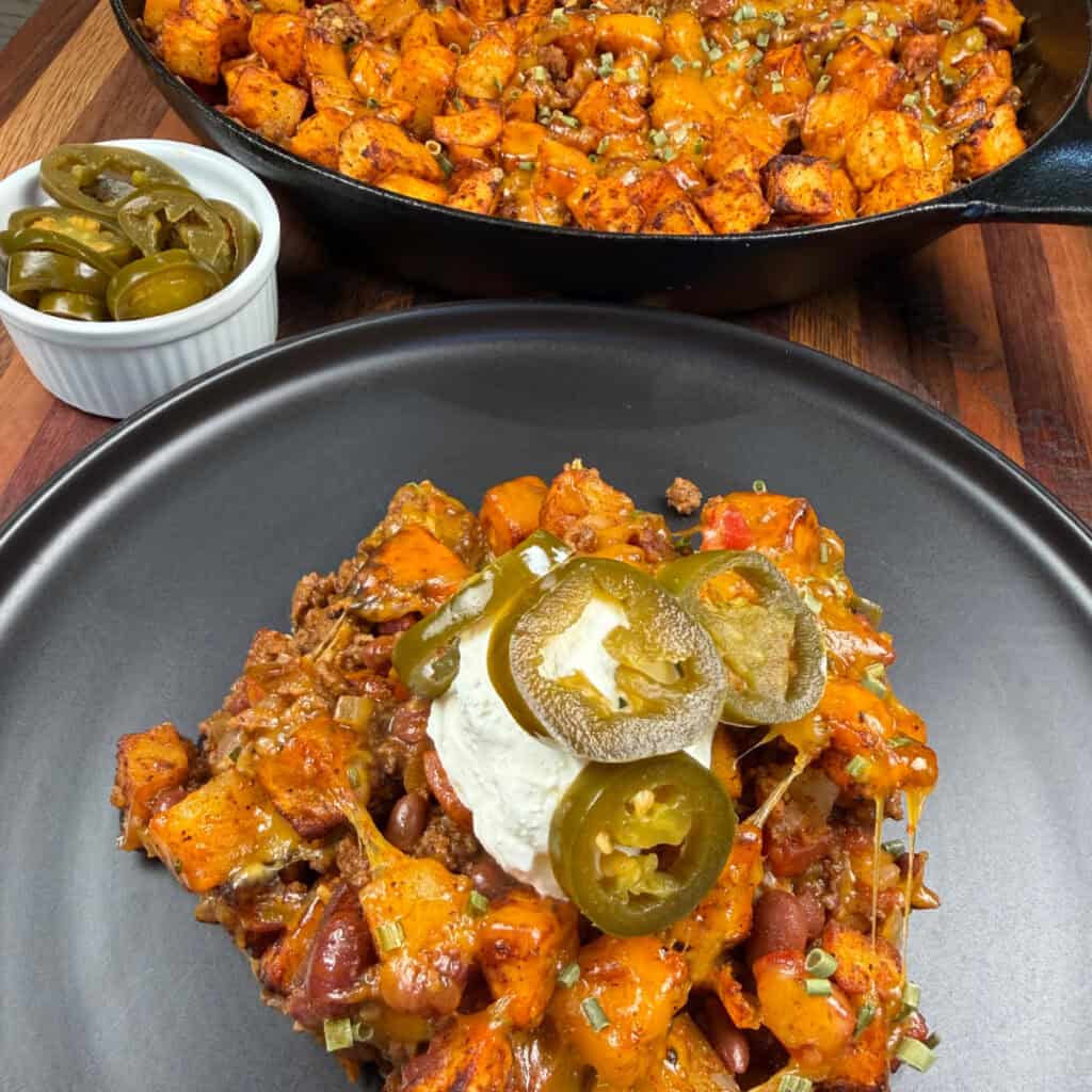 Chili Cheese Potato Skillet 