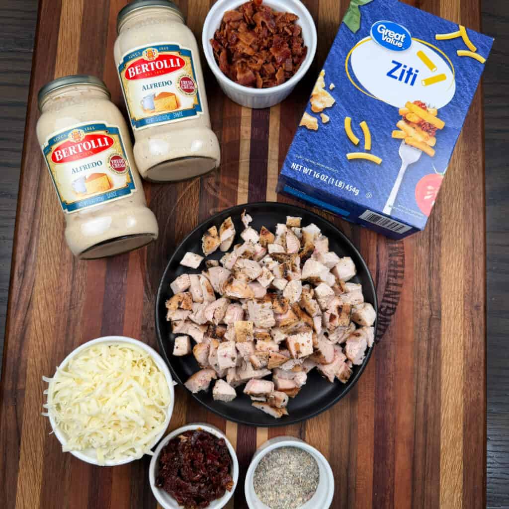 Marry Me Chicken Pasta Bake Ingredients