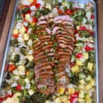 Sheet Pan Sweet and Sour Pork Tenderloin