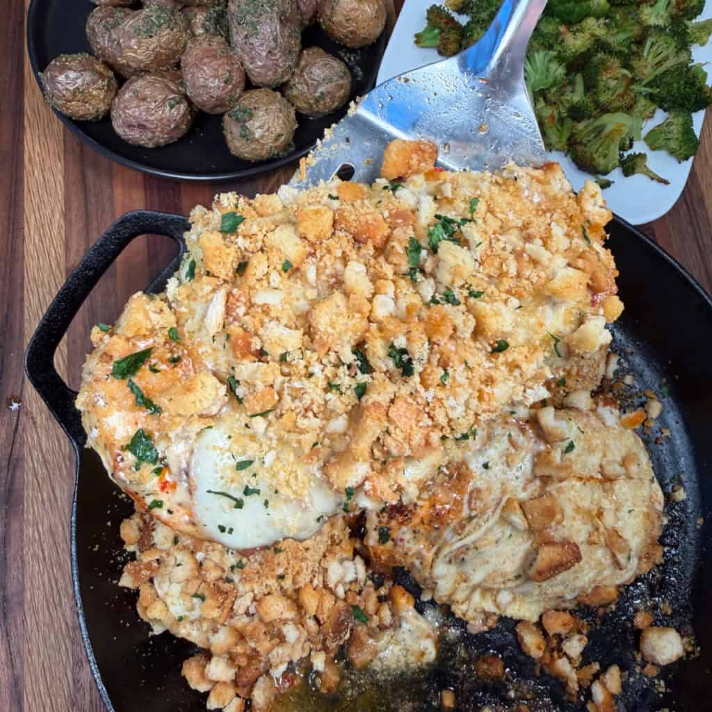 One Pan Parmesan Garlic Chicken