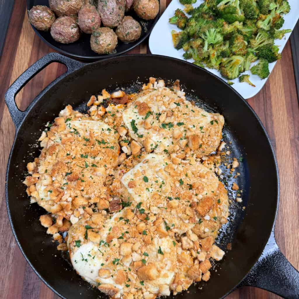 One Pan Parmesan Garlic Chicken