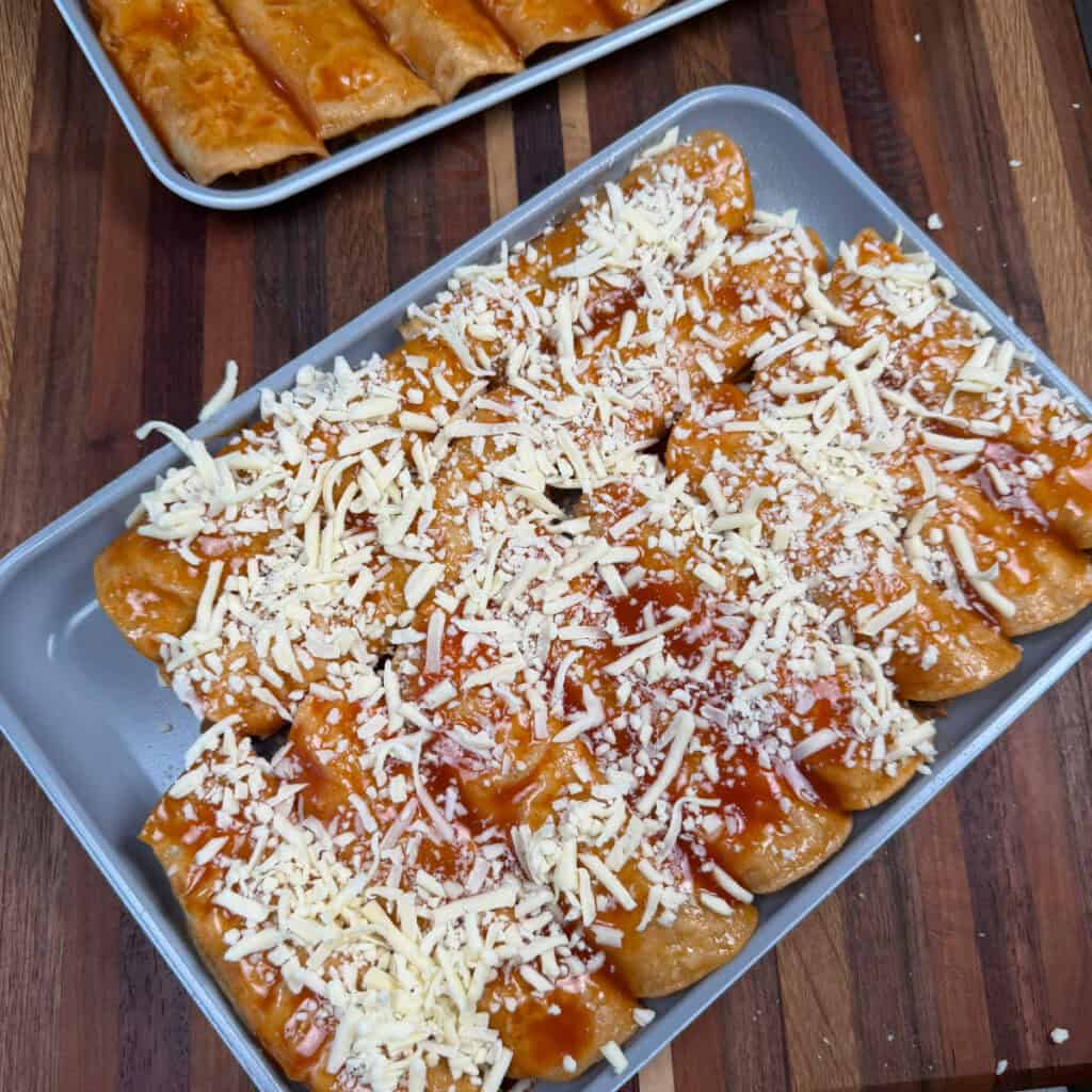 Cheesy Beef and Bean Enchiladas