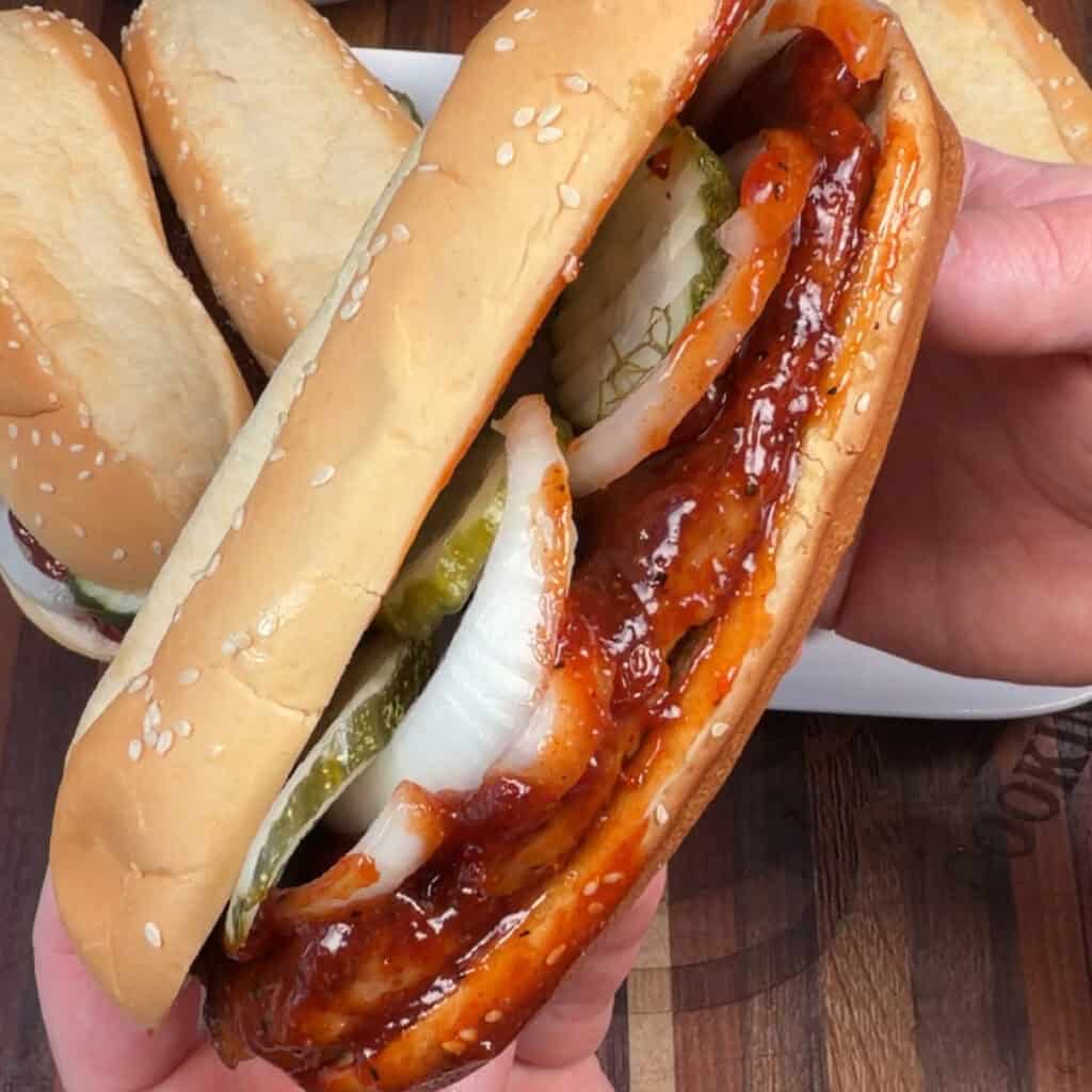 Homemade McRib