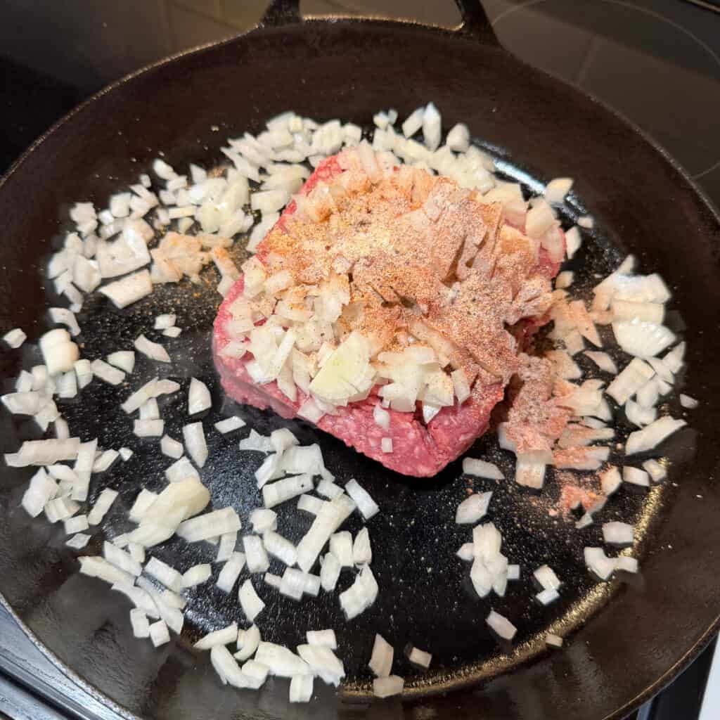 Seasoned ground beef