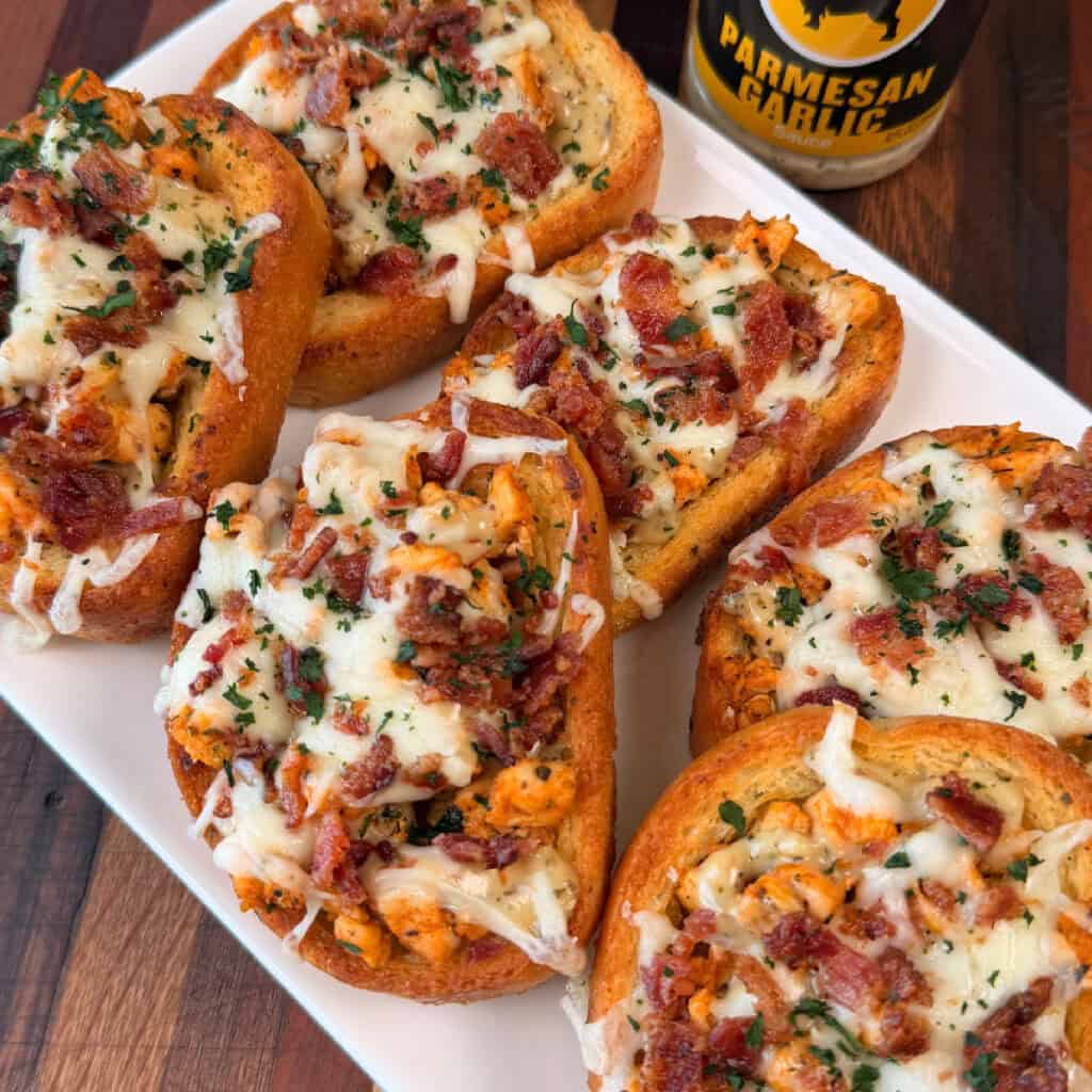Parmesan Garlic Chicken Garlic Toast