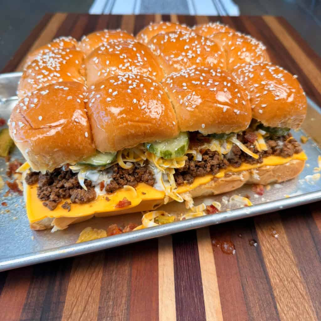 Pickle Ranch Cheeseburger Sliders
