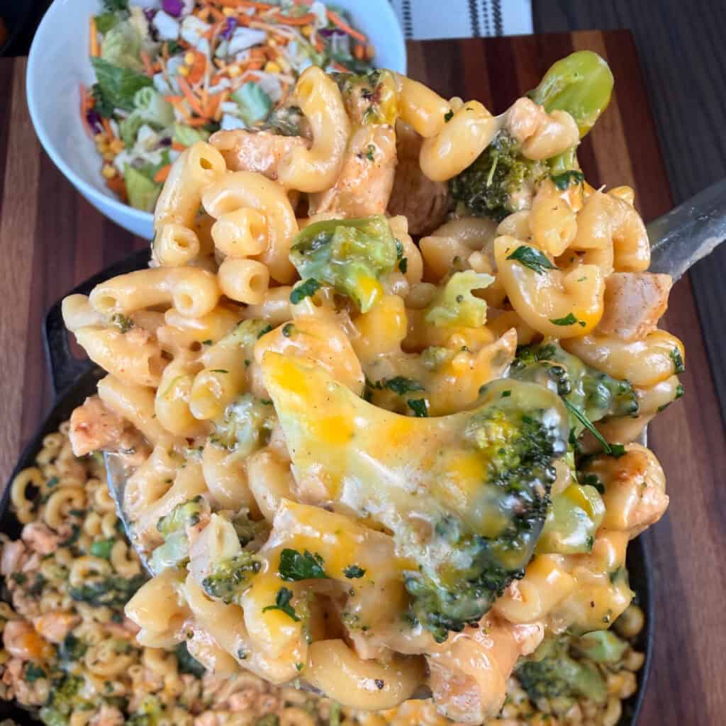 Cheesy Chicken Broccoli Mac