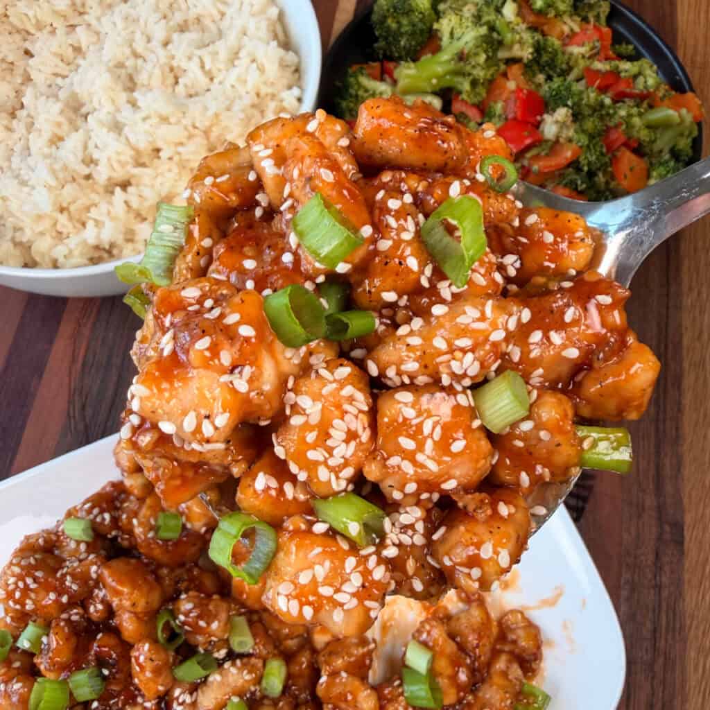 Sticky Honey Garlic Chicken