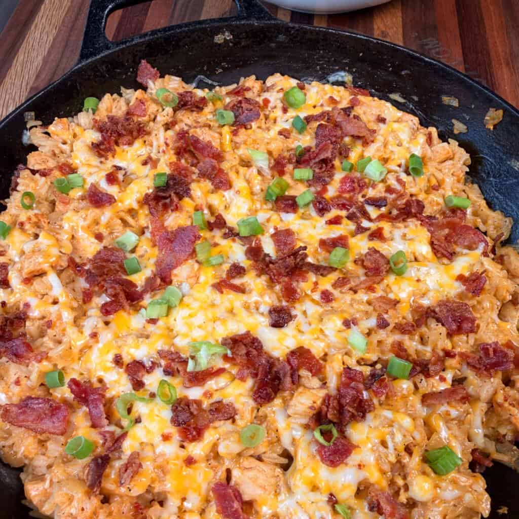 Crack Chicken and Rice Skillet