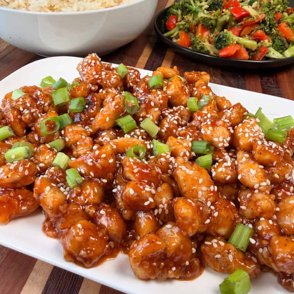 Sticky Honey Garlic Chicken