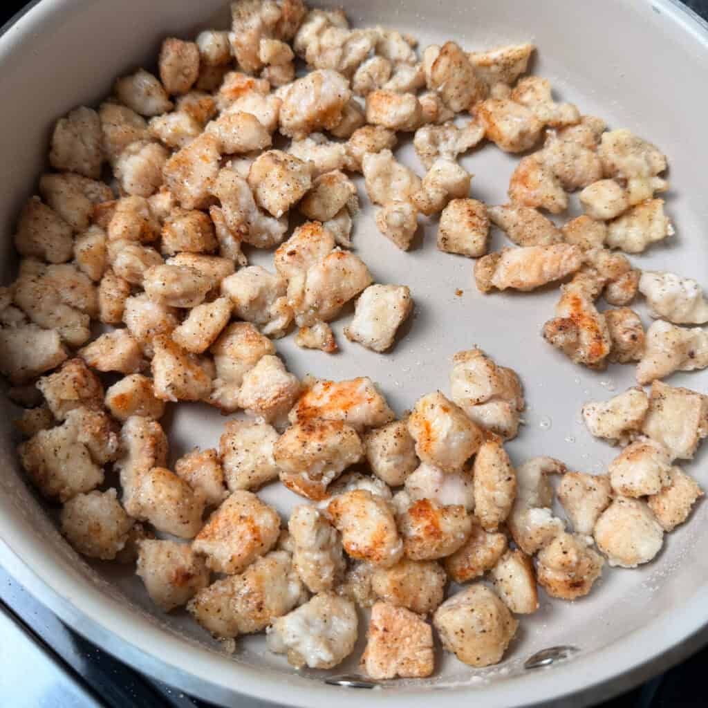 Cooked Chicken for Sticky Honey Garlic Chicken