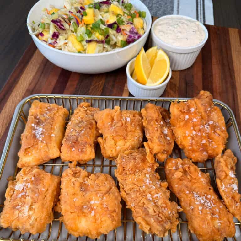 Crispy Beer Battered Fish