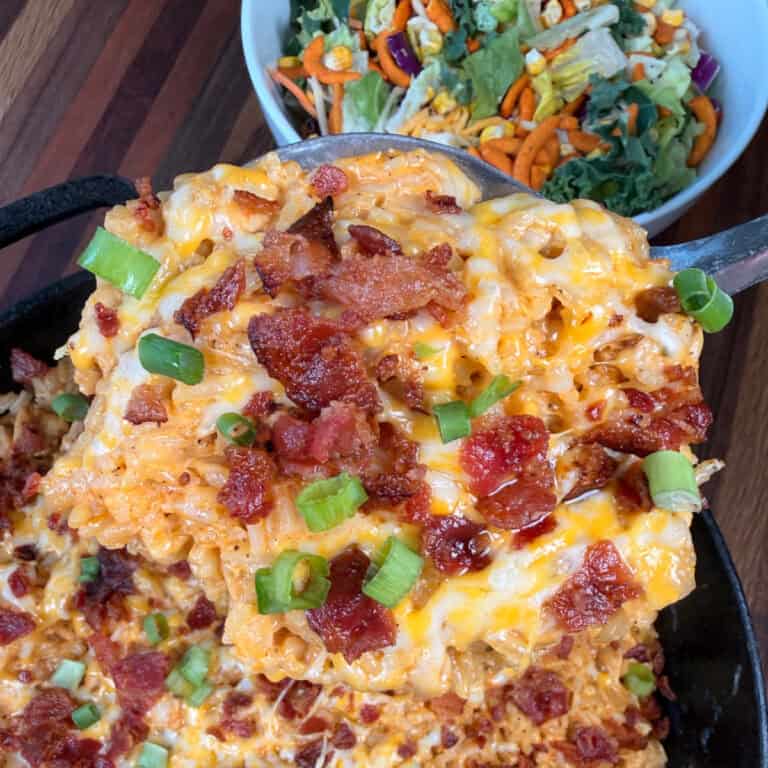 Crack Chicken and Rice Skillet