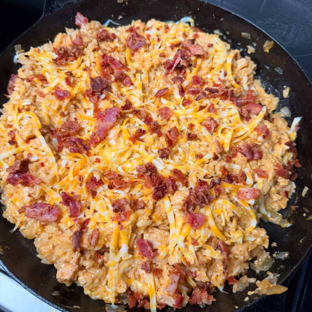 Crack Chicken and Rice Skillet