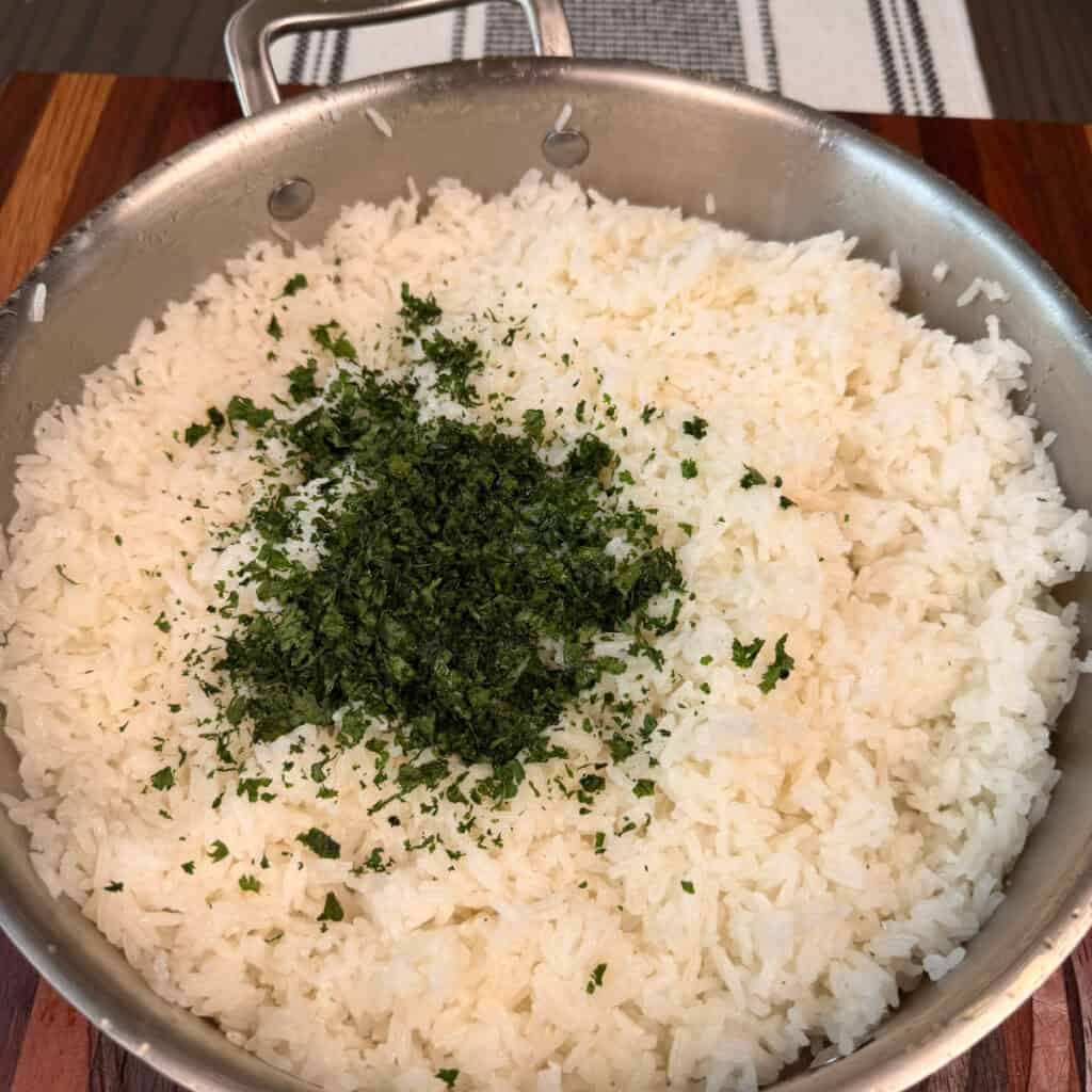 Cilantro Lime Rice for Burrito Bowls