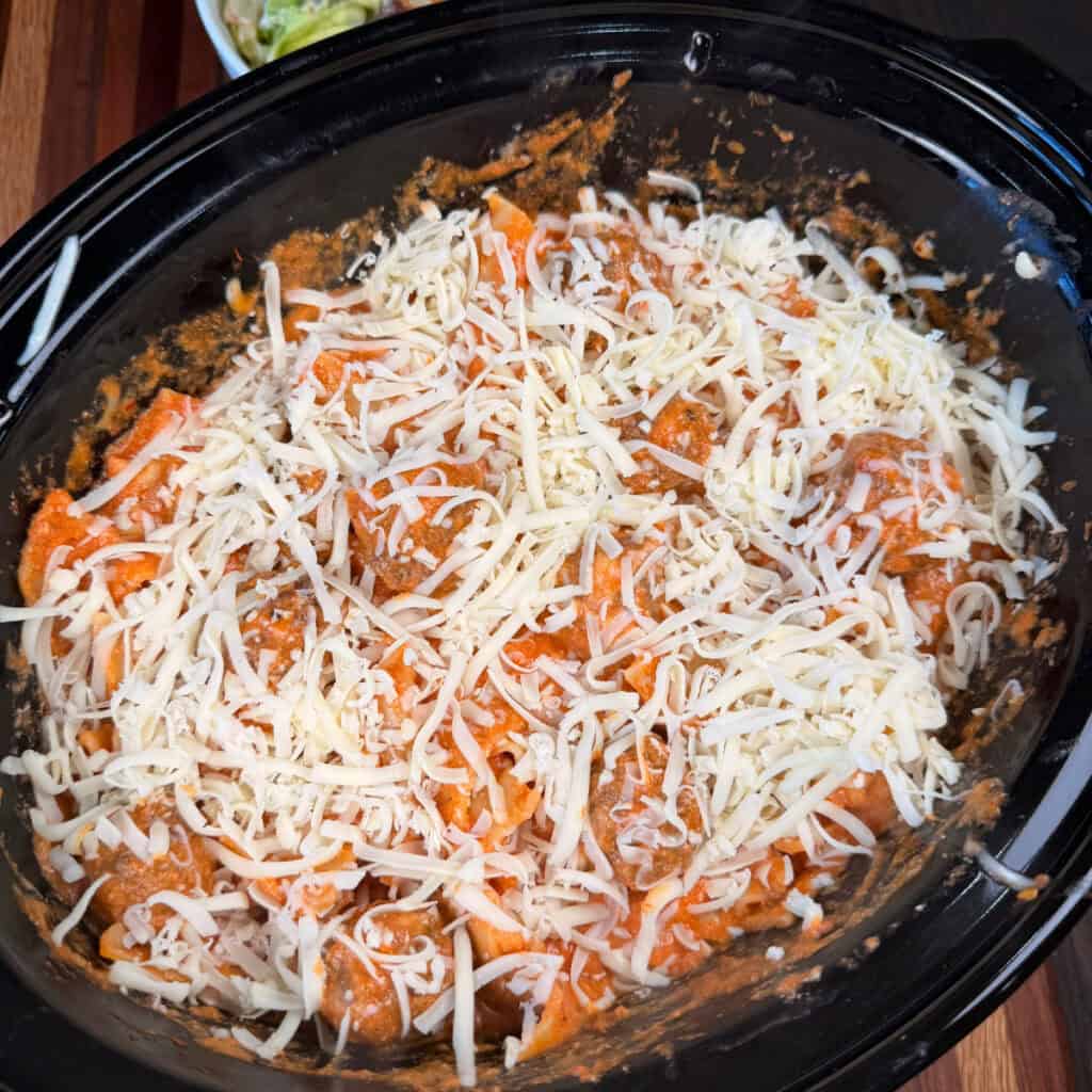 Crockpot Meatball Lasagna