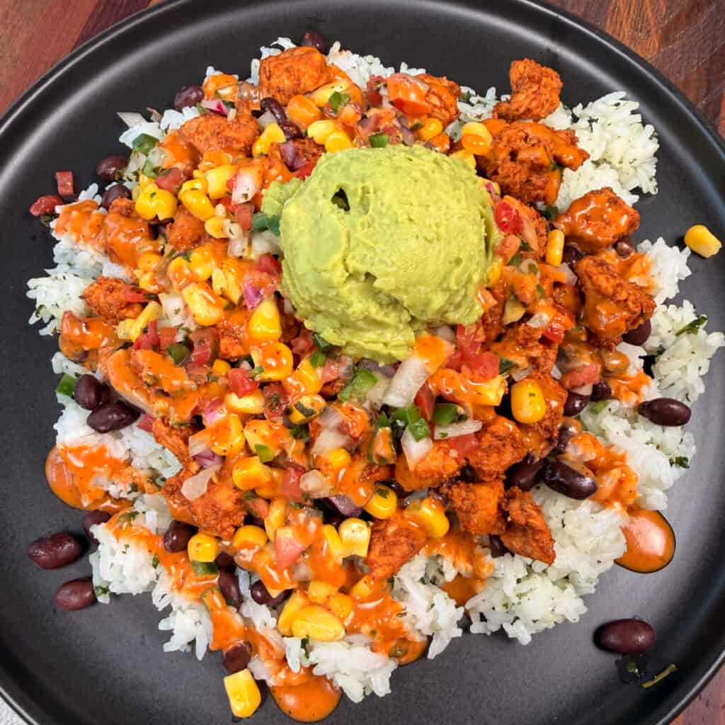 Spicy Chipotle Chicken Burrito Bowls