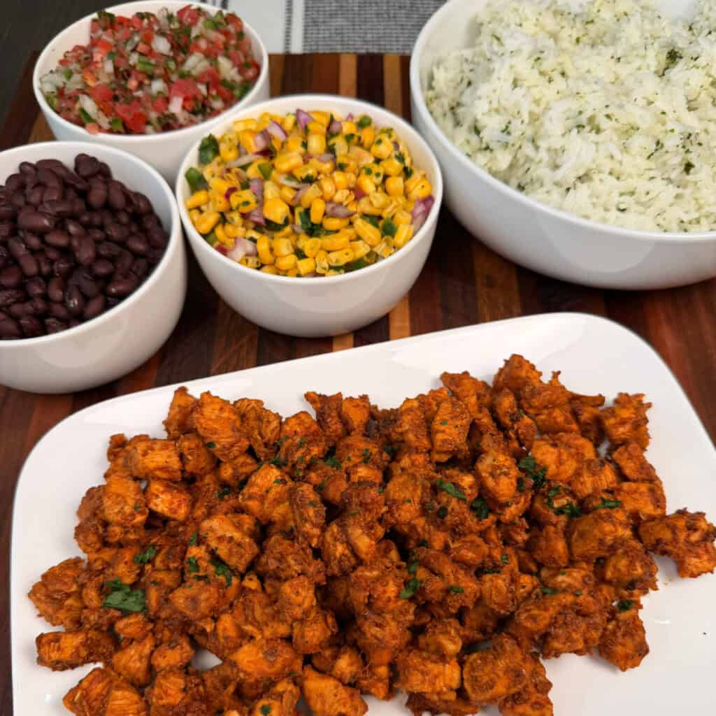 Spicy Chipotle Chicken Burrito Bowls
