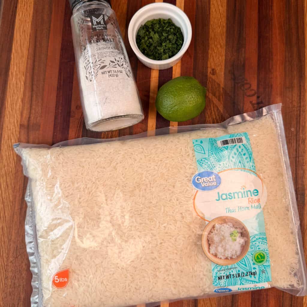 Cilantro Lime Rice Ingredients