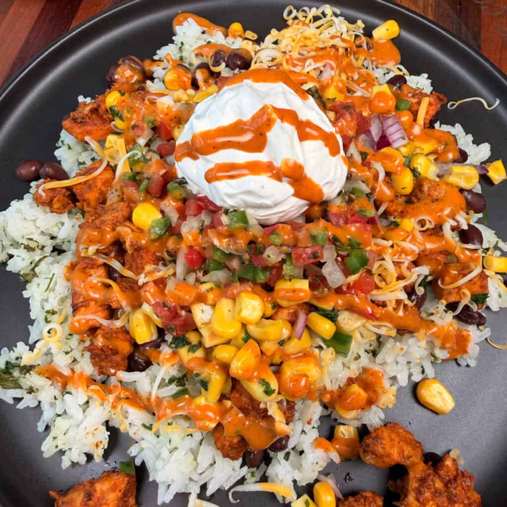 Spicy Chipotle Chicken Burrito Bowls
