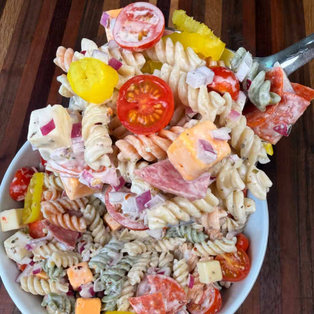 Creamy Italian Pasta Salad