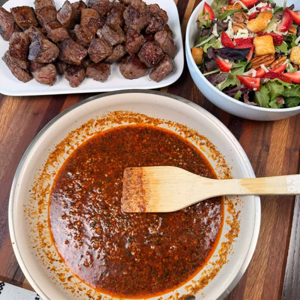 Cowboy Butter Steak Bites
