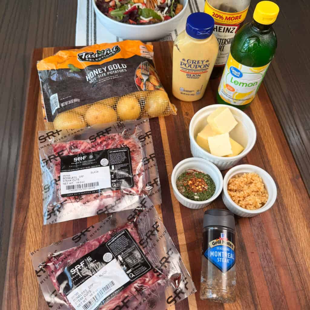 Cowboy Butter Steak Bites Ingredients