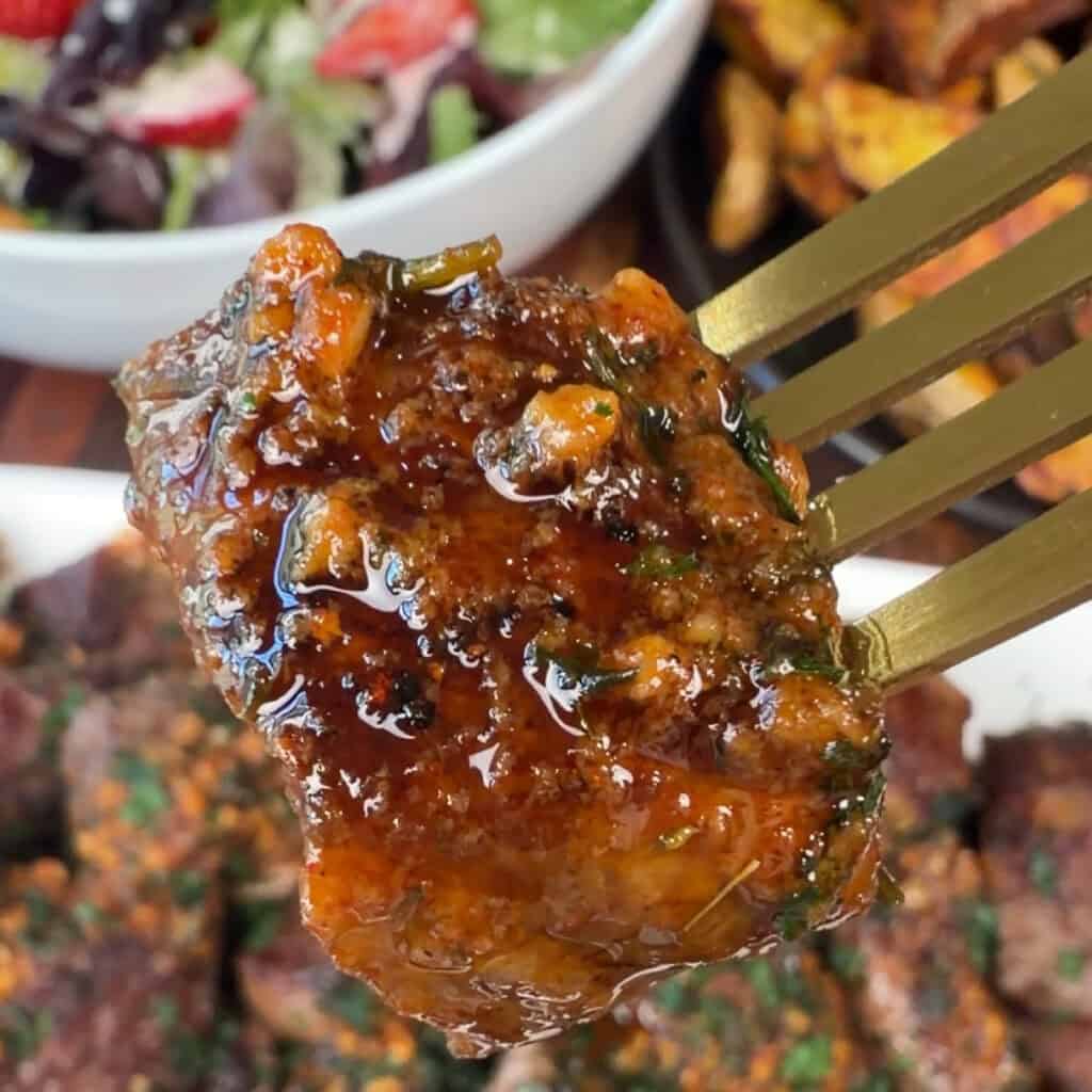 Cowboy Butter Steak Bites