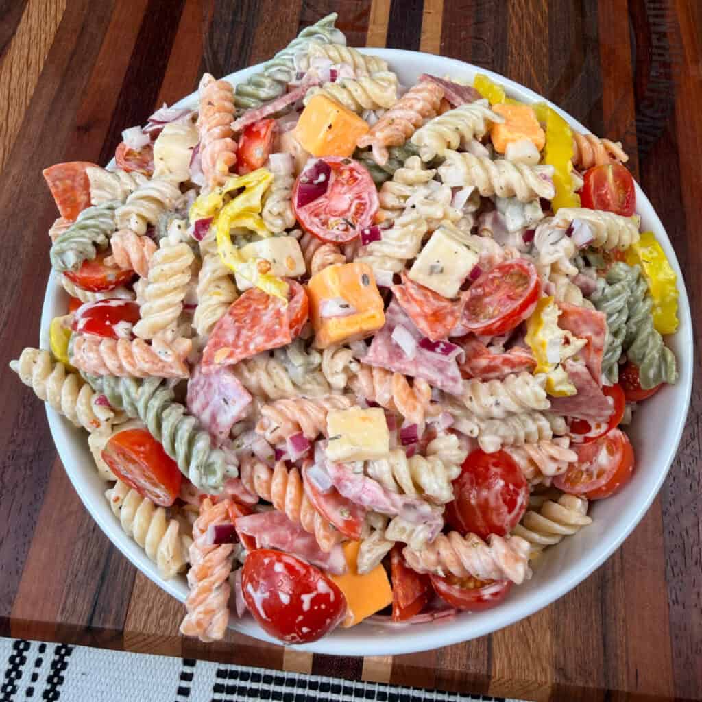 Creamy Italian Pasta Salad