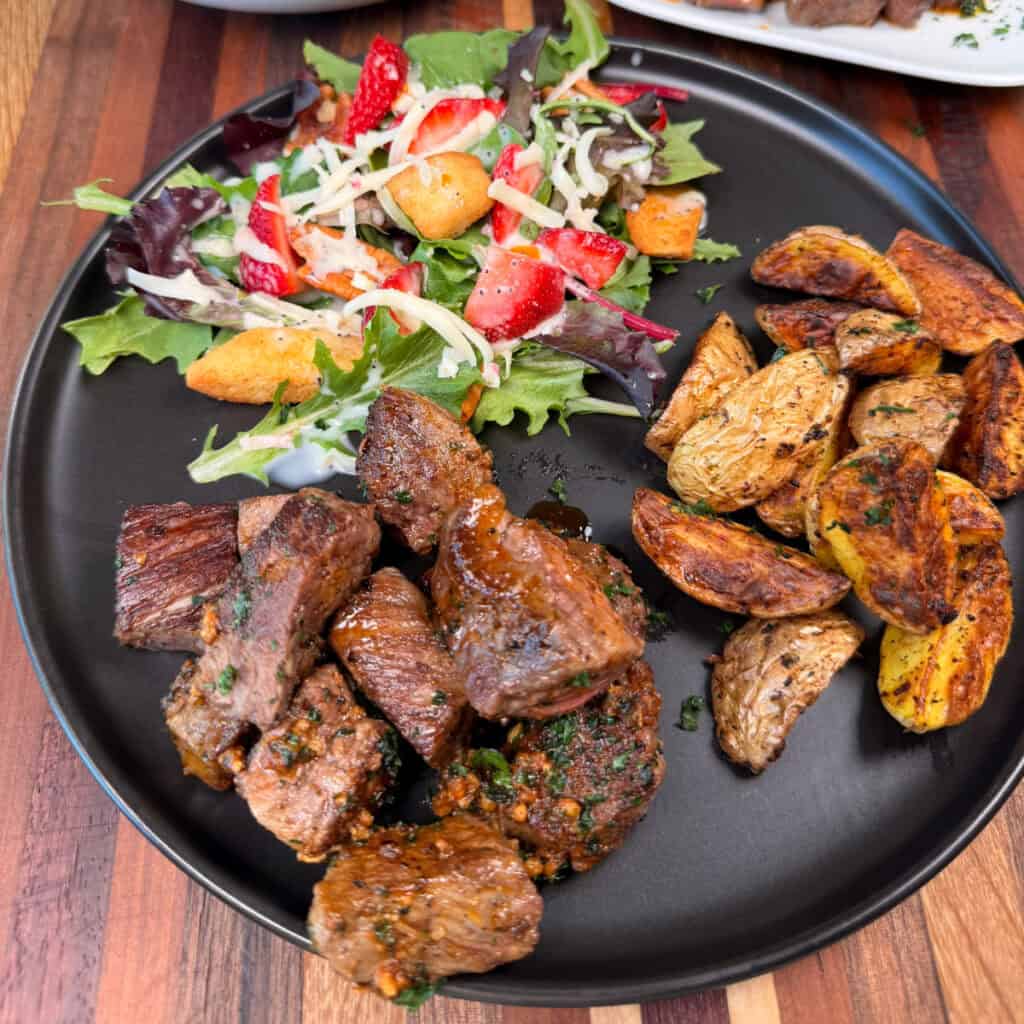 Cowboy Butter Steak Bites