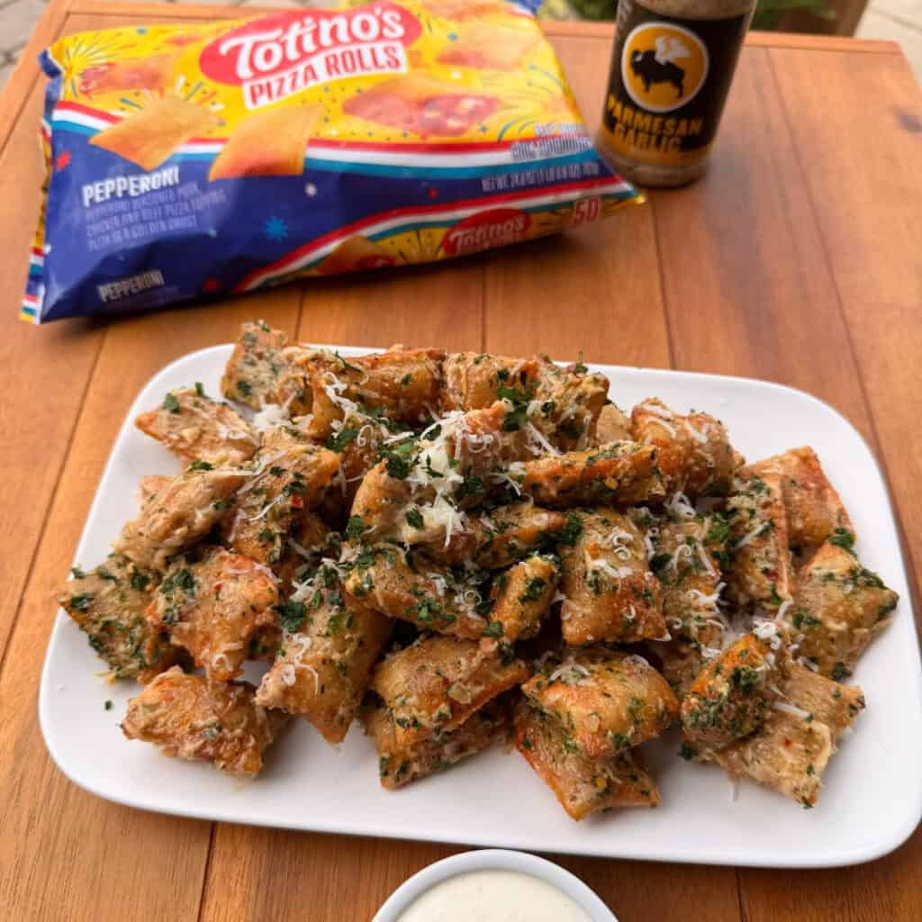 Parmesan Garlic Pizza Rolls