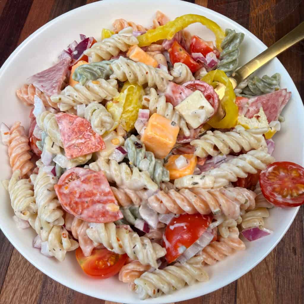 Creamy Italian Pasta Salad