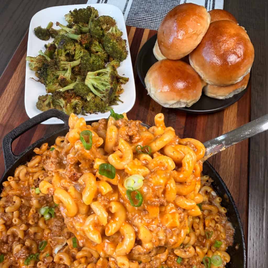 One Pan Cheeseburger Mac