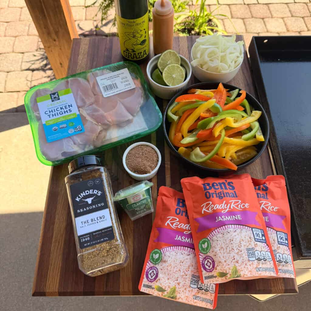 Grilled Chicken Taco Thighs Ingredients