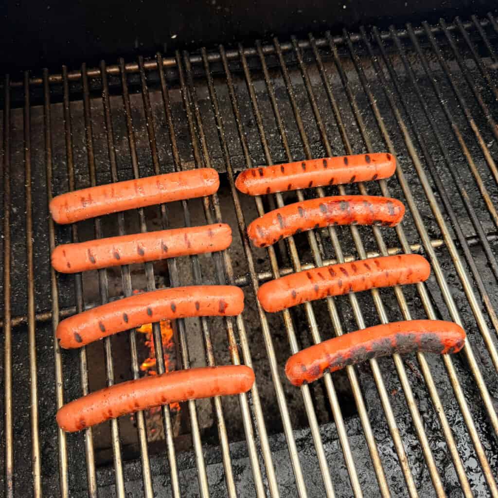 Grilled Hot Dogs
