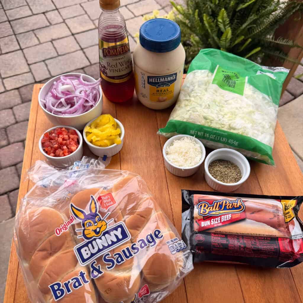 Grinder Salad Ingredients