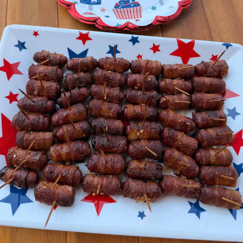 Firecracker Bacon Wrapped Little Smokies