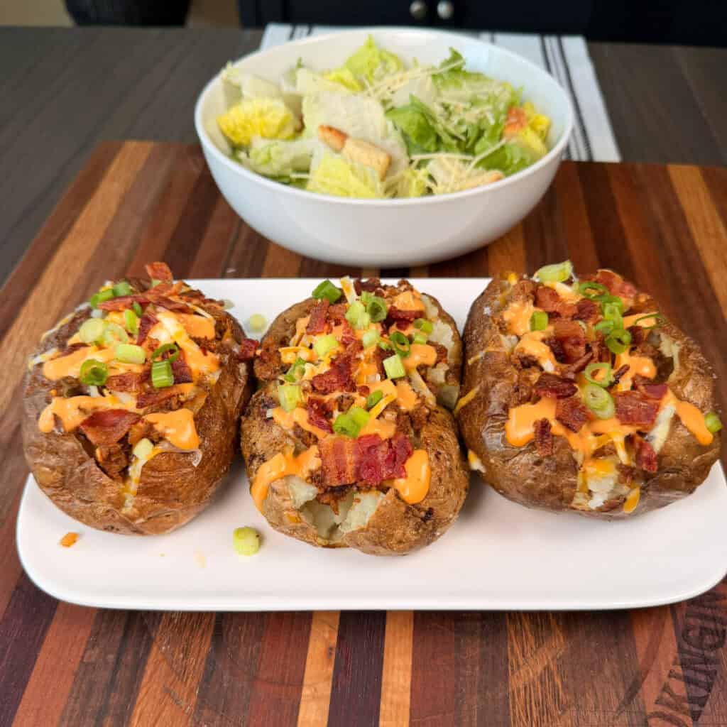 Cheeseburger Baked Potatoes