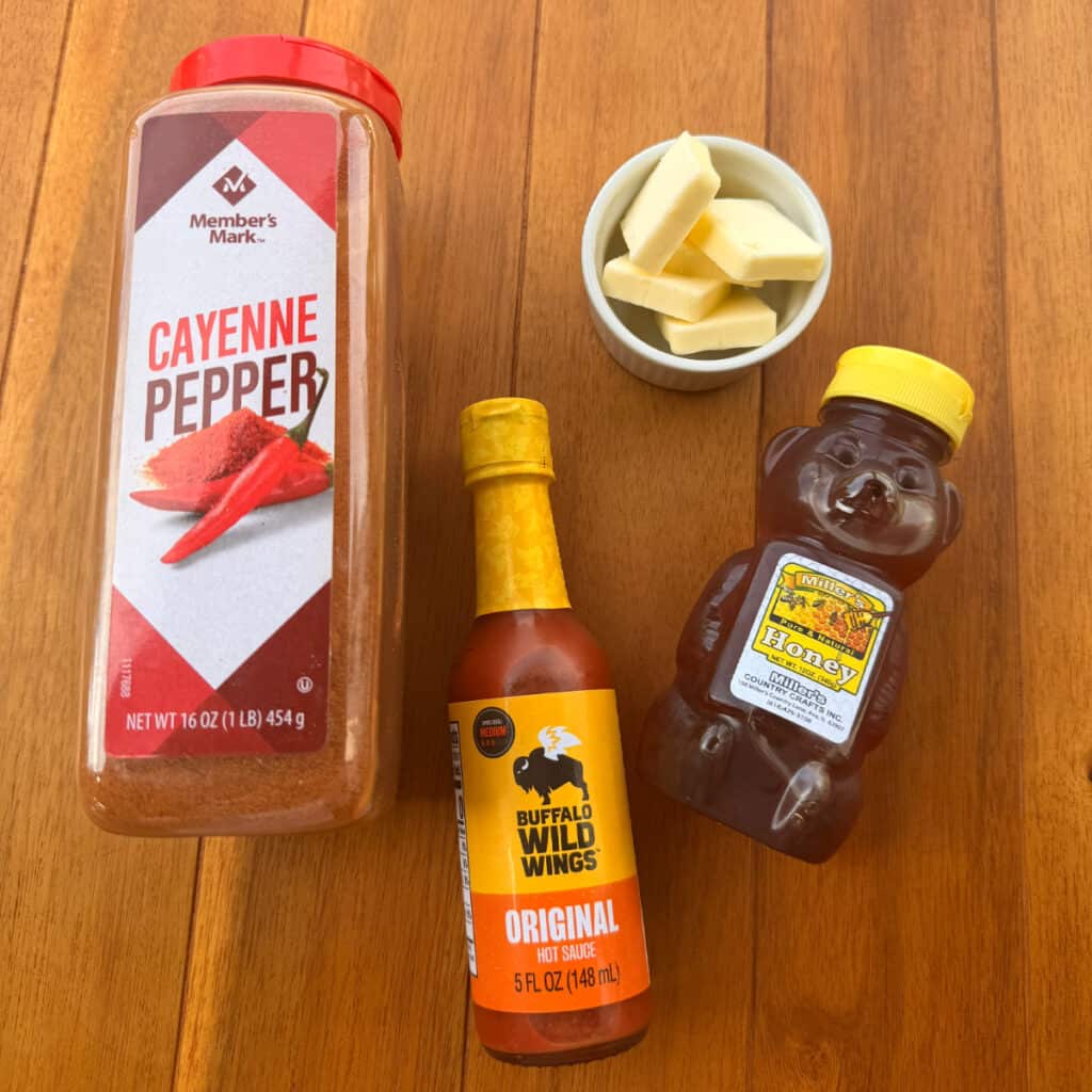Ingredients for Hot Honey Butter