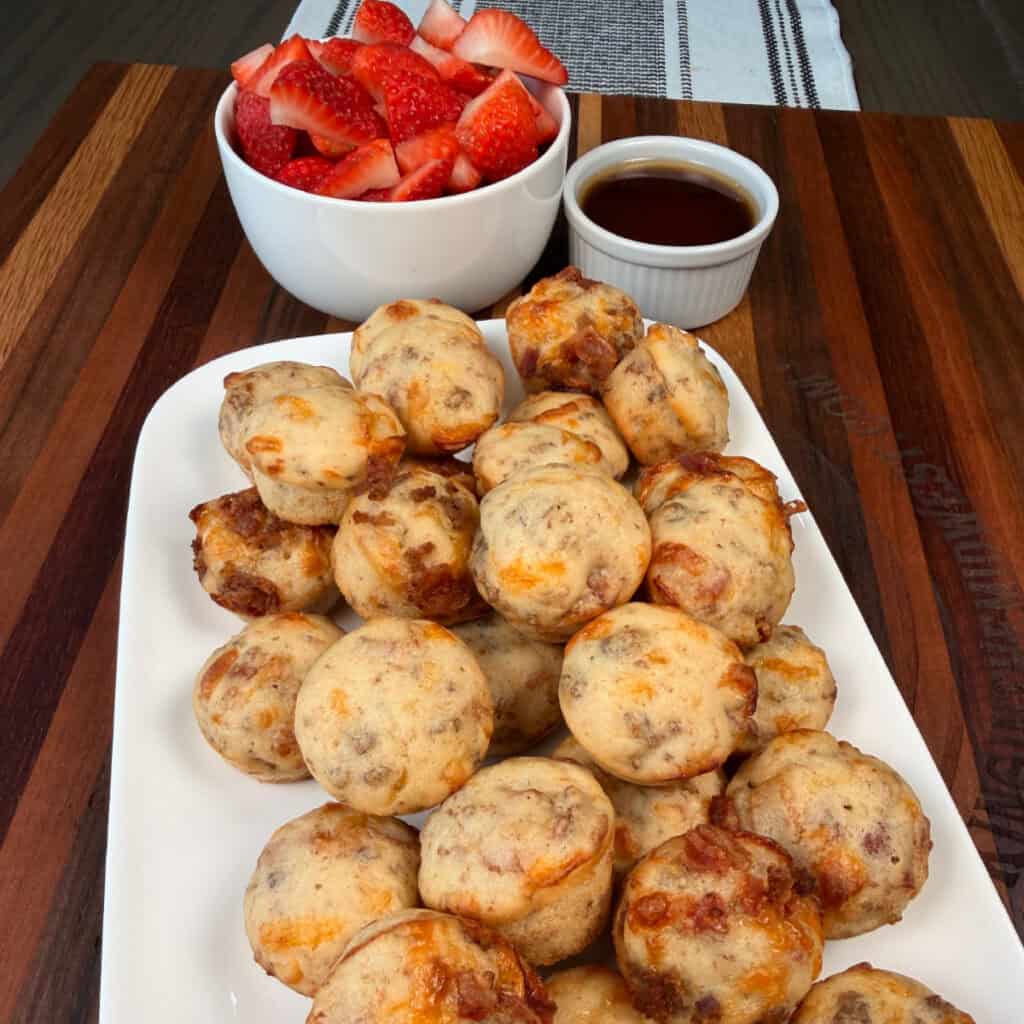 Mini Loaded Pancake Bites
