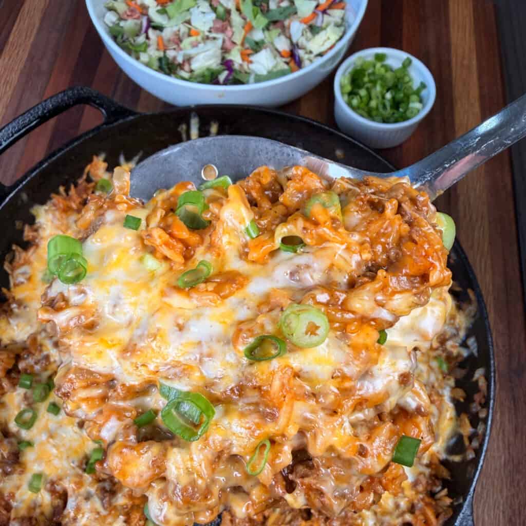 One Pan Cheeseburger Rice