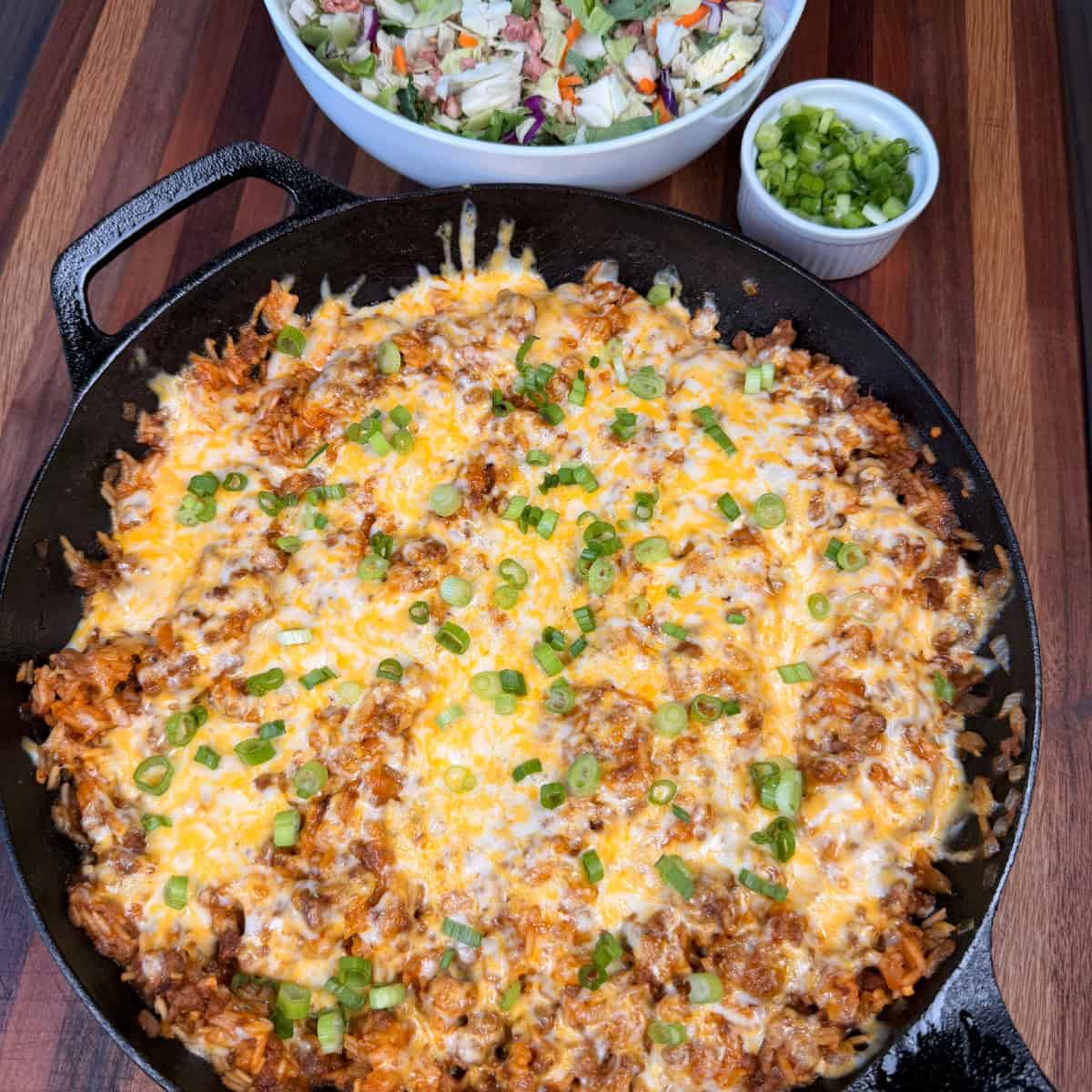 One Pan Cheeseburger Rice